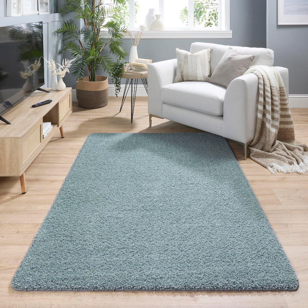My Rug Washable in Denim Blue
