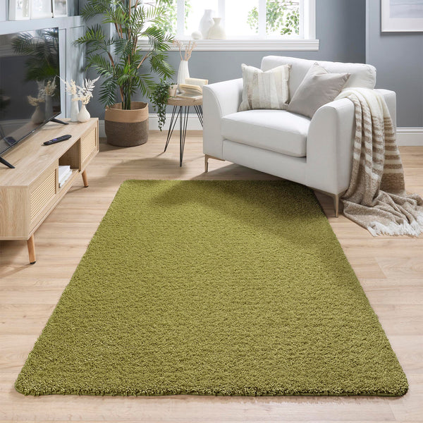 My Rug Washable in Olive Green