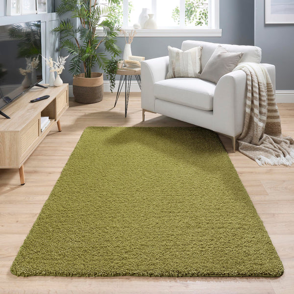 My Rug Washable in Olive Green
