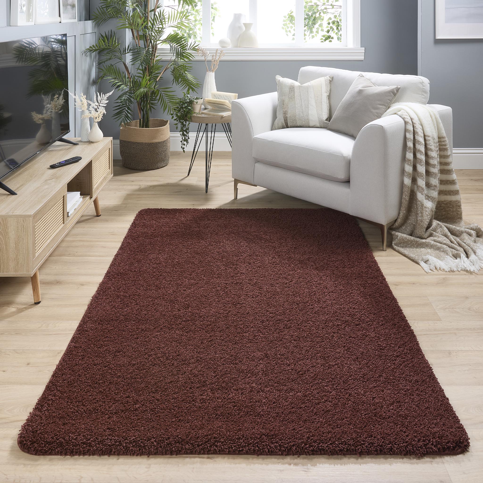 My Rug Washable in Ox Red
