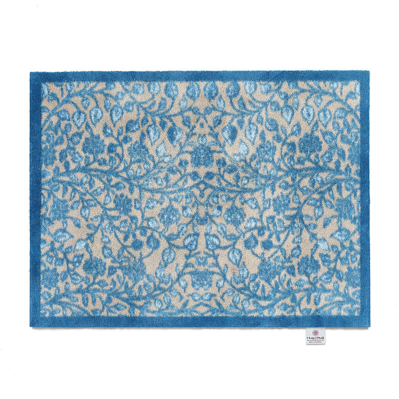 Nature 33 Blue Floral Doormat 1