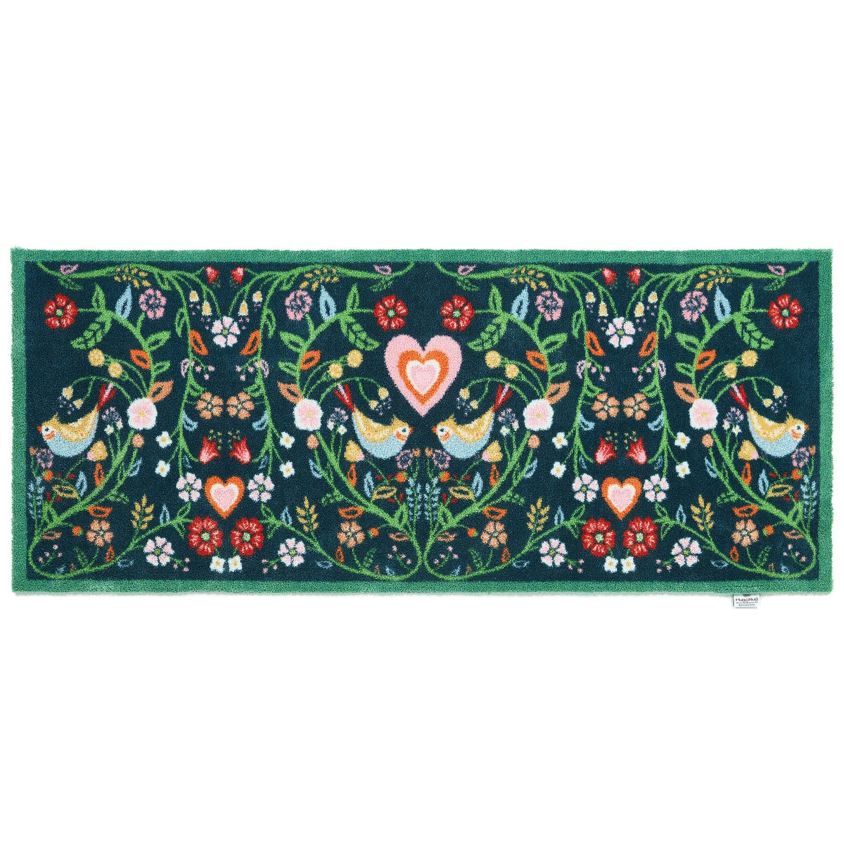 Nature 35 Love Birds Washable Runner | Nature-Themed Runner | Hug Rug