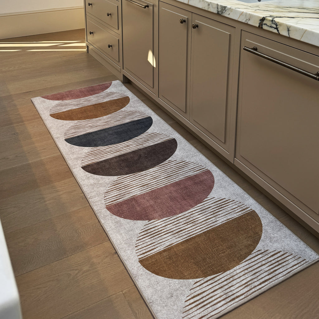 Hug Rug Oval Eclipse Washable Kitchen Runner