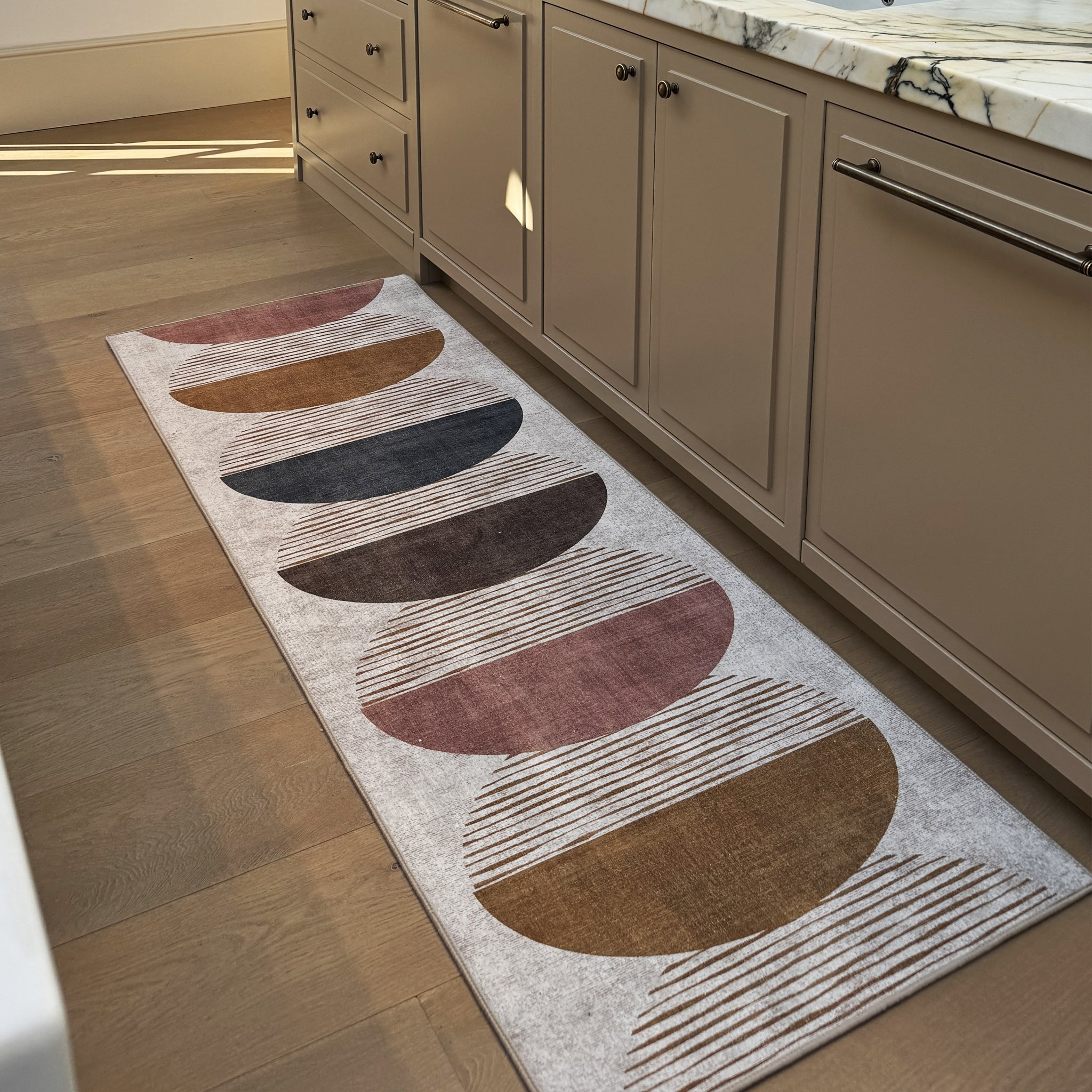 Hug Rug Oval Eclipse Washable Kitchen Runner