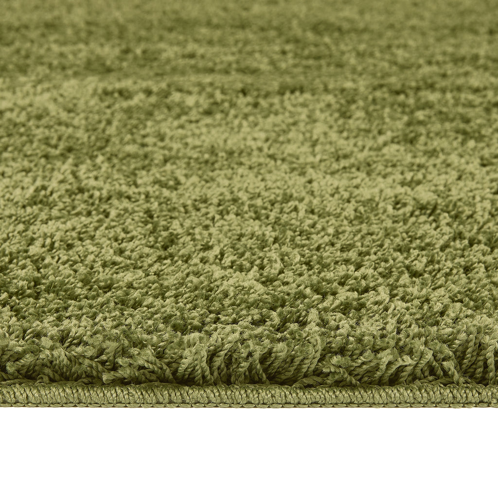 My Rug Washable in Olive Green Pile Height