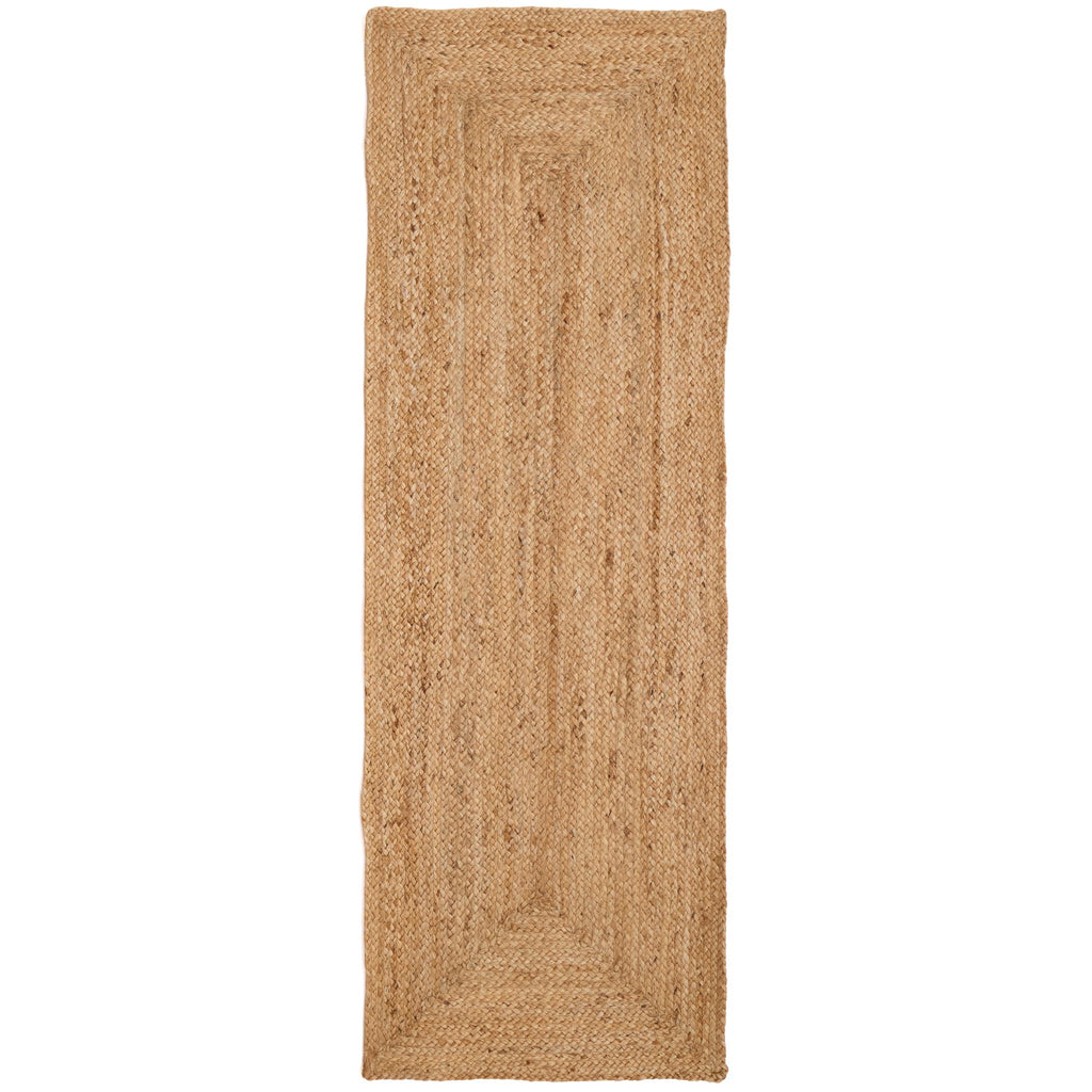 Jute Extra Runner- 100% jute hand braid stitched runner in natural. 