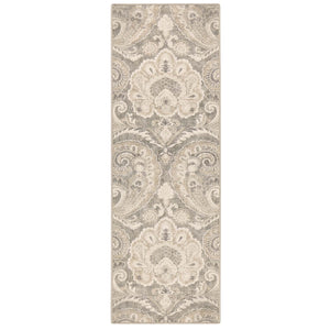 Paisley Tapestry Linen Eco-Washable Runner with a paisley design. 