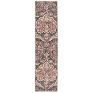 Paisley Tapestry Smoke Eco-Washable Runner