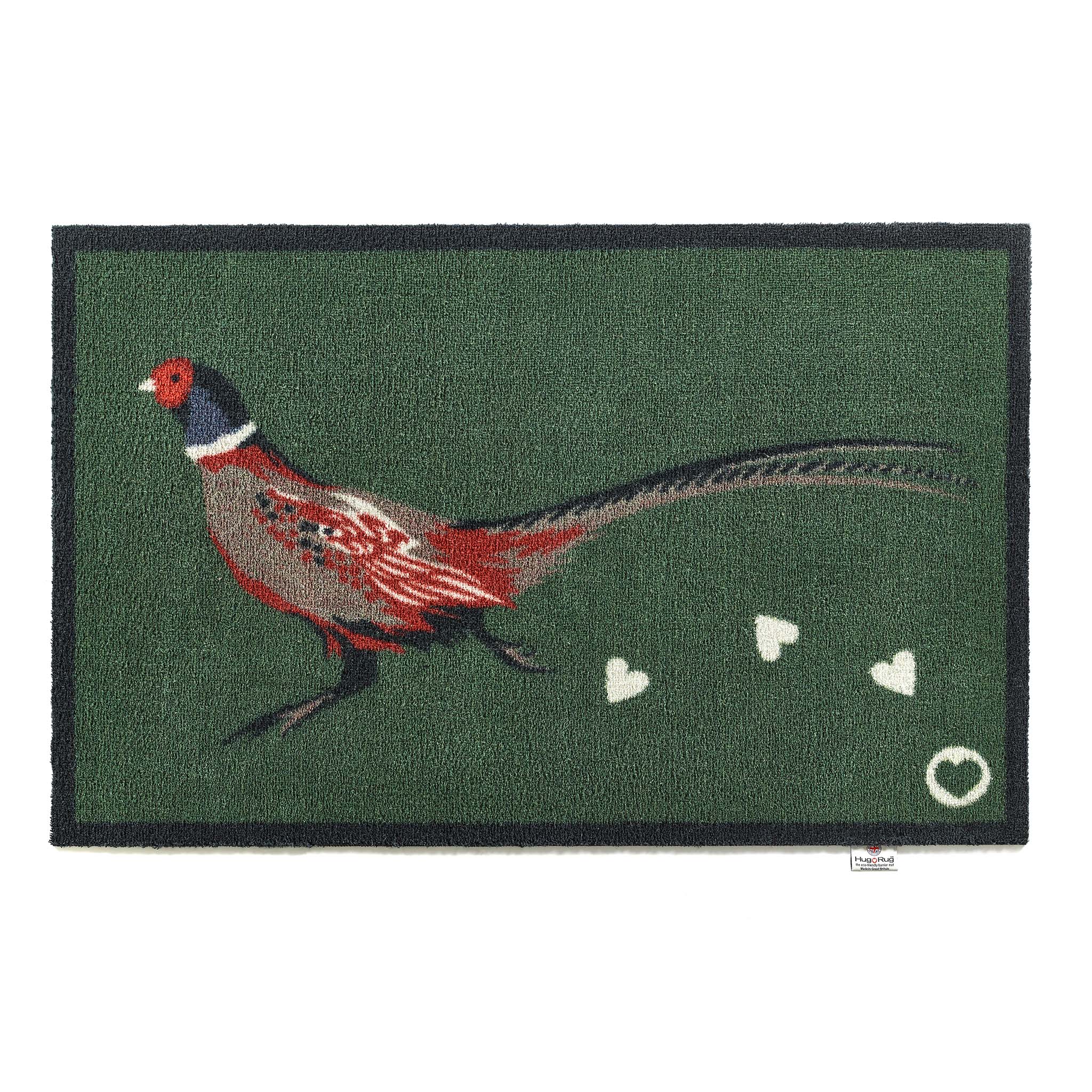 Pheasant Green 2 Washable Doormat 6