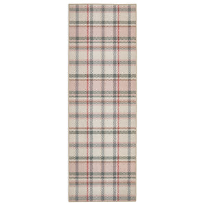 Isla Plaid Pink Eco-Washable Runner 6