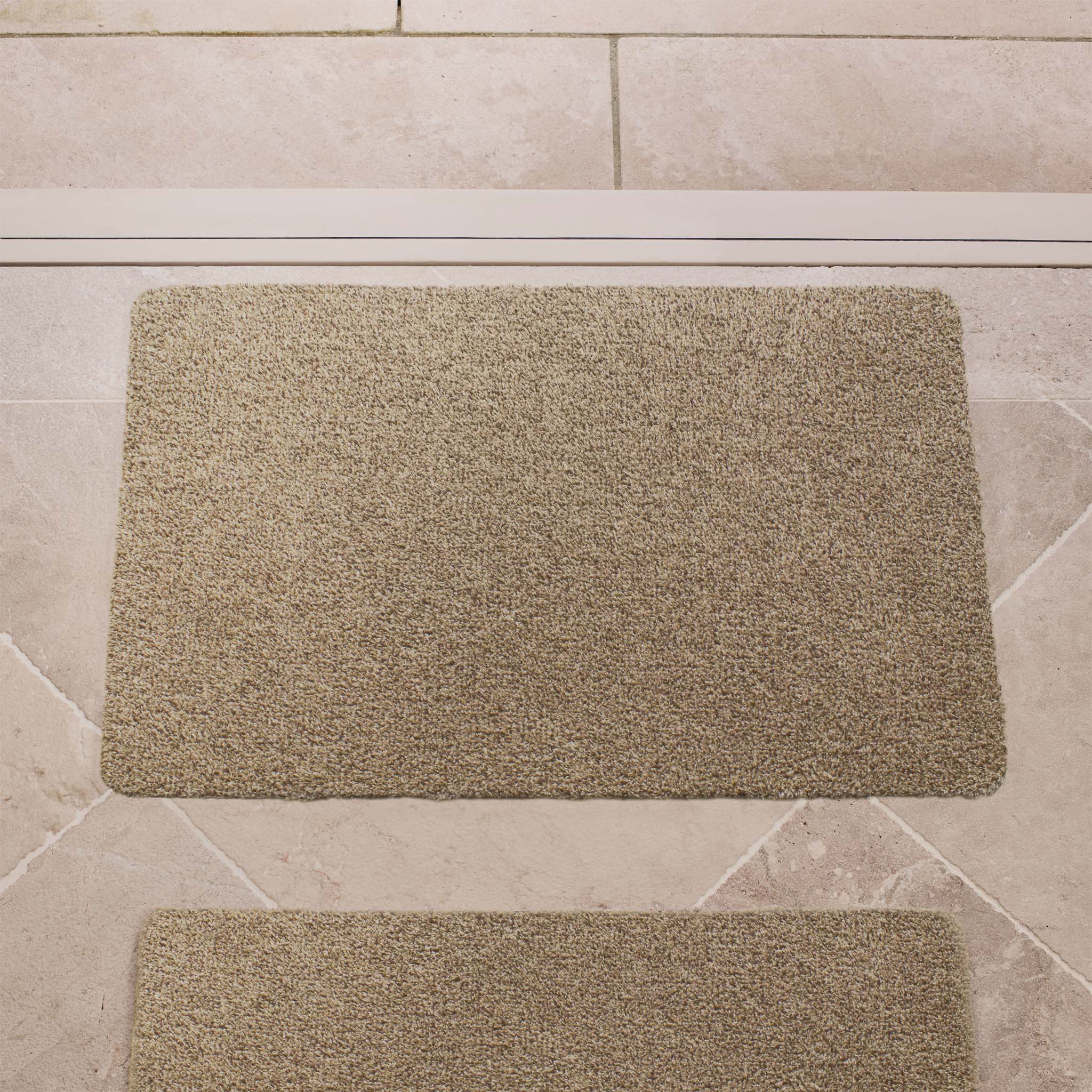 Plain Fleck - Linen Washable Doormat