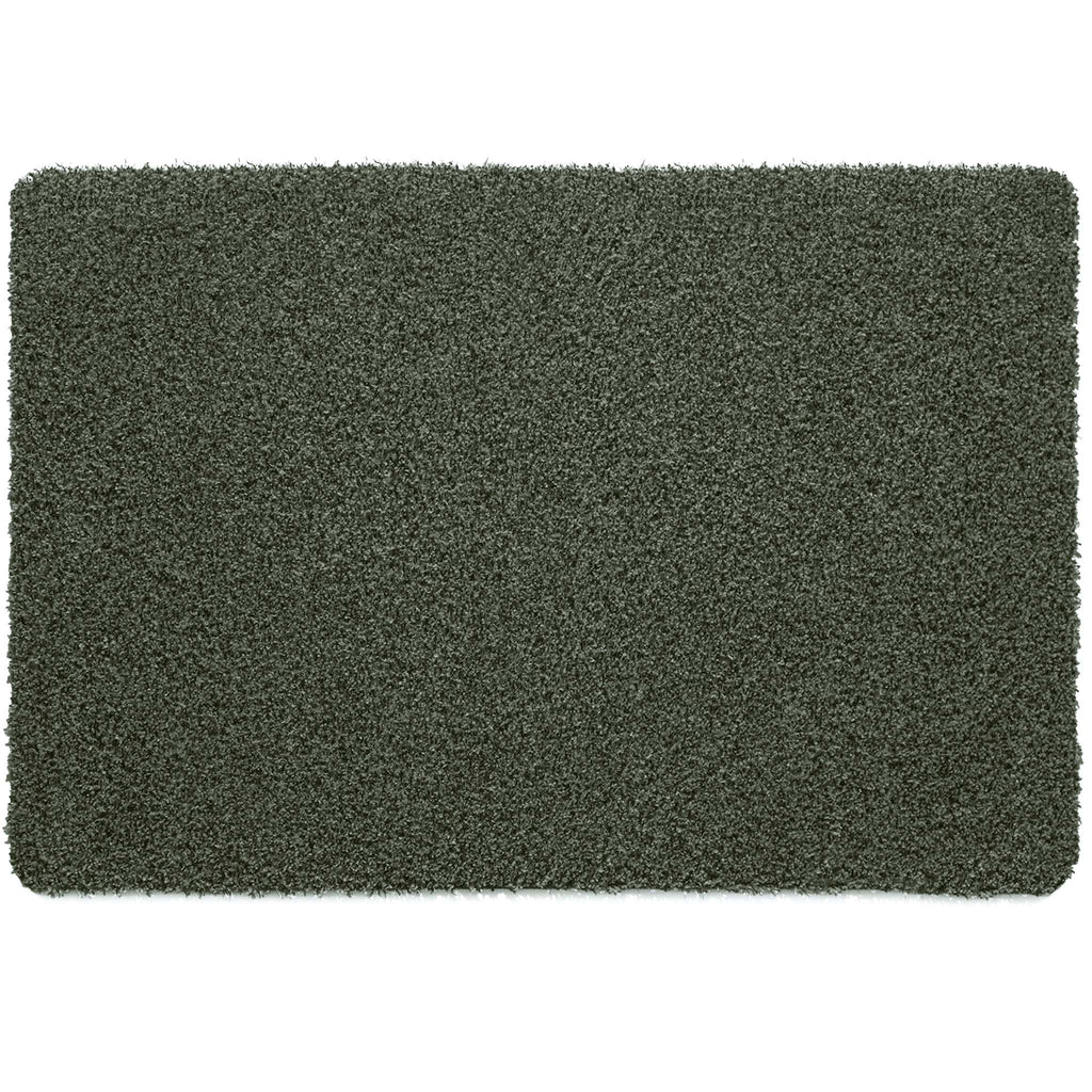 Plain Fleck Sage Green Doormat - a 100% recycled material doormat featuring a green fleck design. 
