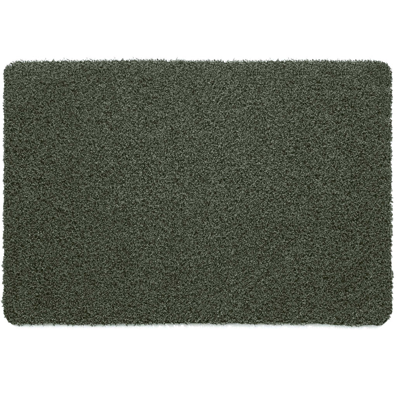 Plain Fleck Sage Green Doormat - a 100% recycled material doormat featuring a green fleck design. 