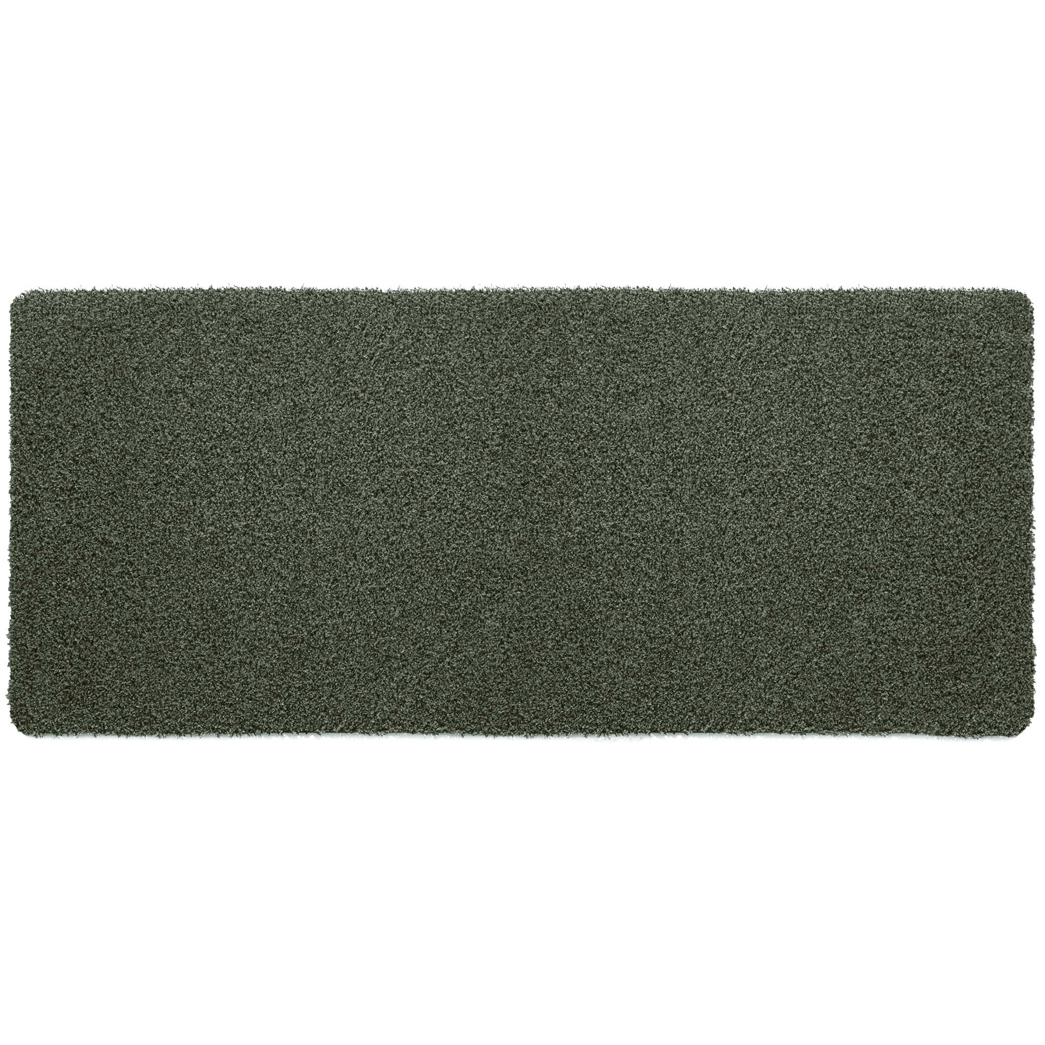 Plain Fleck Sage Green Runner - a 100% recycled material runner featuring a green fleck design. 