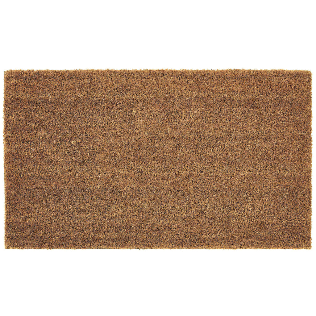 Plain Natural Coir Doormat 1