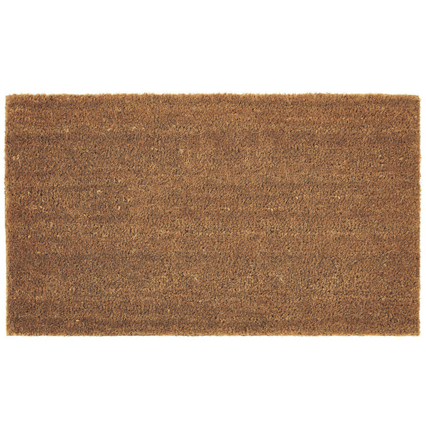 Plain Natural Coir Doormat 1