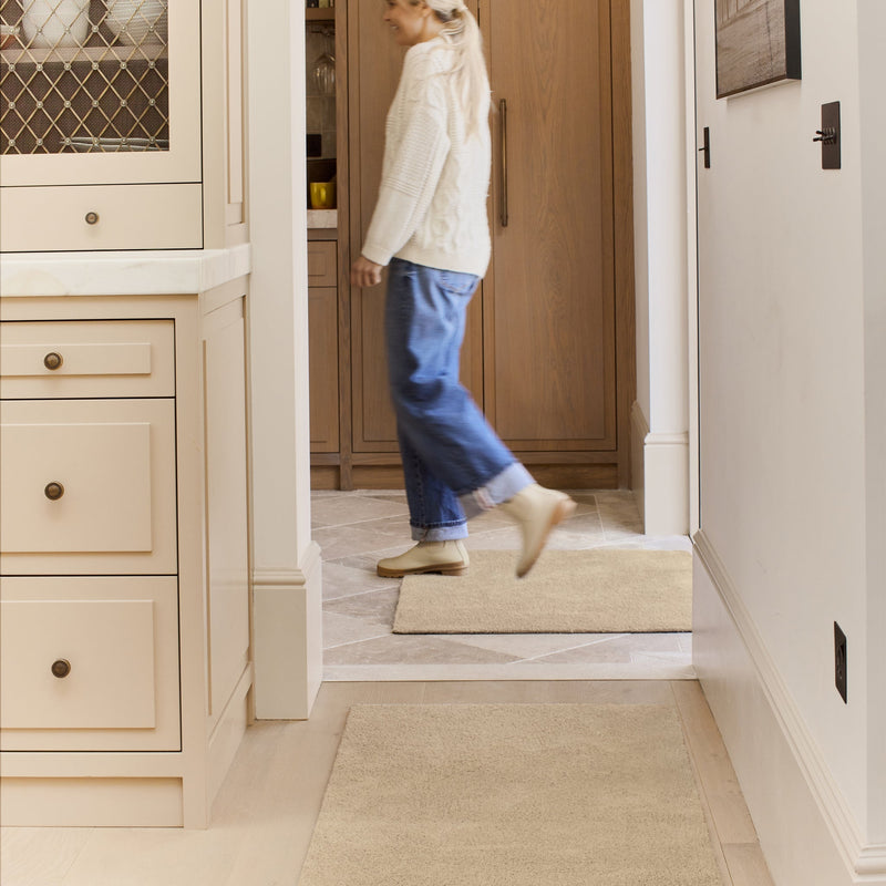 Plain Fleck - Beige Washable Doormat 3