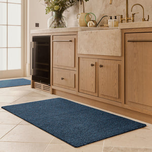 Plain Fleck - Indigo Washable Doormat 2