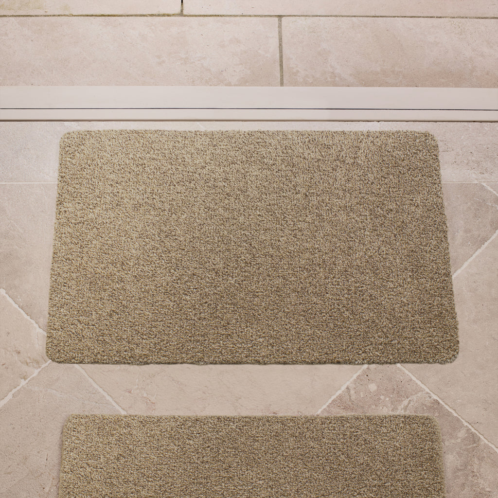 Plain Fleck - Linen Washable Doormat
