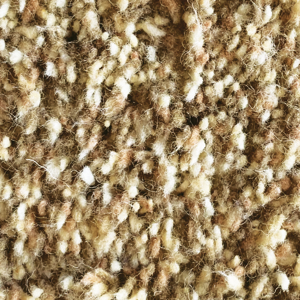 Plain Fleck Stone Runner- a 100% recycled material runner in a blend of light brown, oatmeal, and cream flecks.
