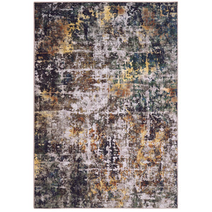 Rafe Texture Natural Eco-Washable Rug- 100% recycled content rug featuring a textured pattern.