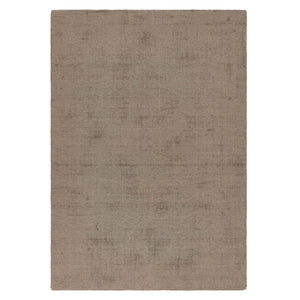 Reef Mink Rug - a 100% recycled material rug featuring a brown textured pattern.