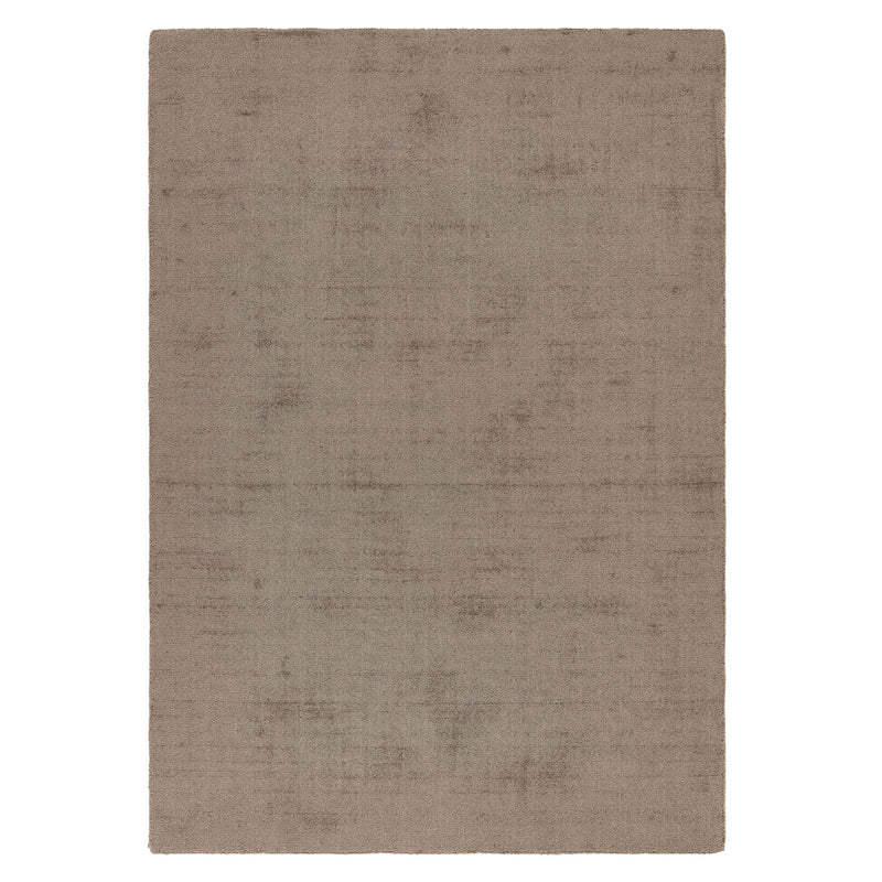 Reef Mink Rug - a 100% recycled material rug featuring a brown textured pattern.