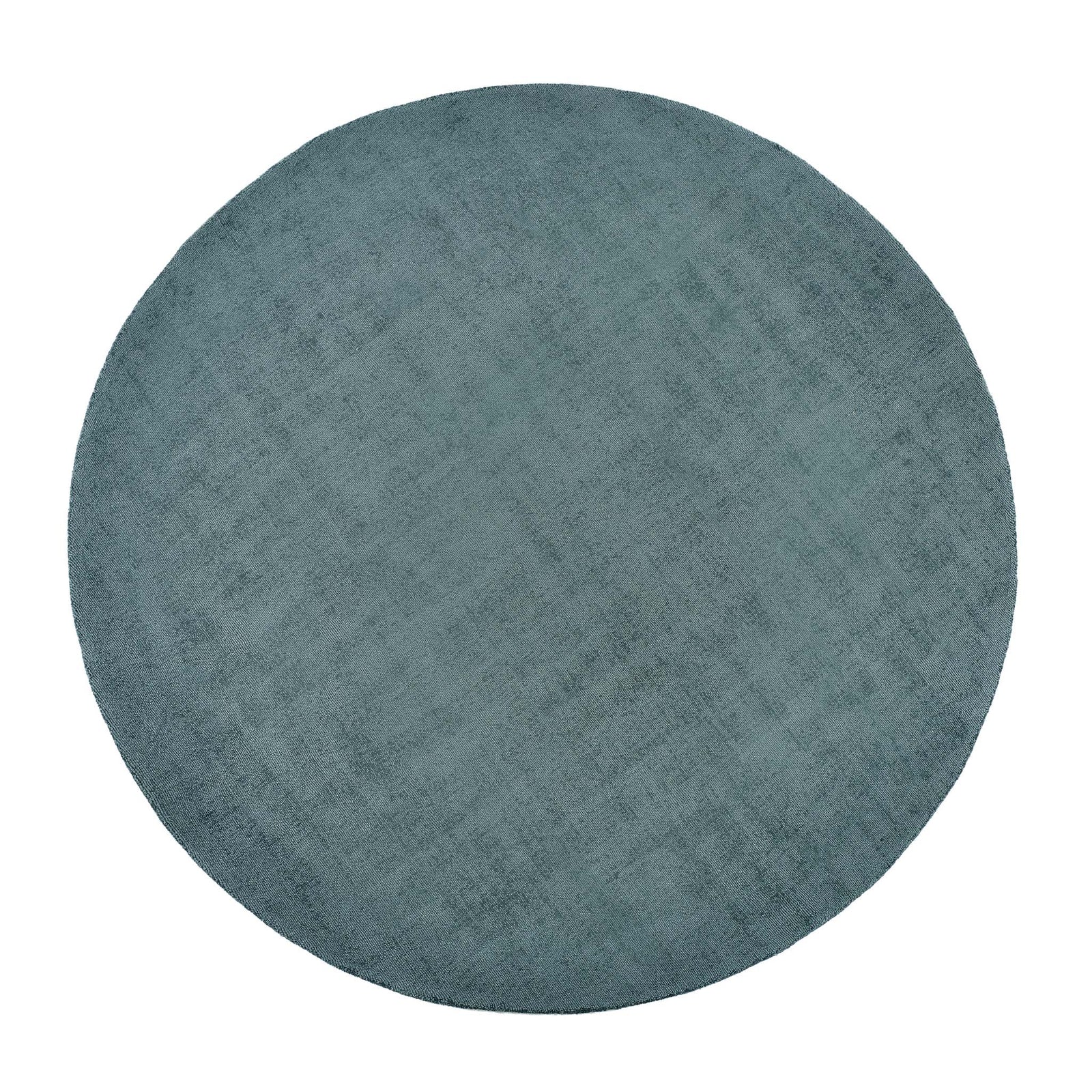 Reef Petrol Blue Rug - a 100% recycled material rug featuring a blue textured pattern.