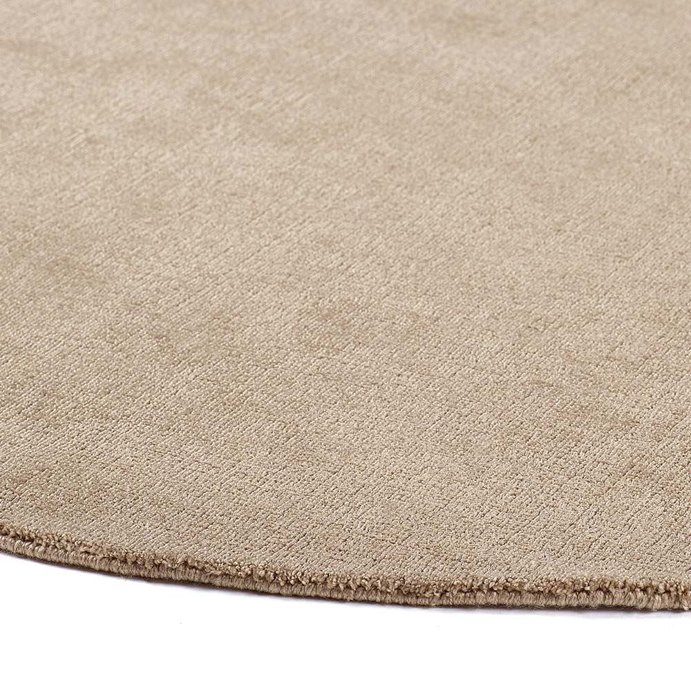 Reef Beige Rug made from 100% recycled materials in a solid beige colour.