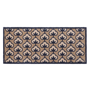 Retro Flower Runner- 100% recycled cotton runner featuring a retro flower pattern.