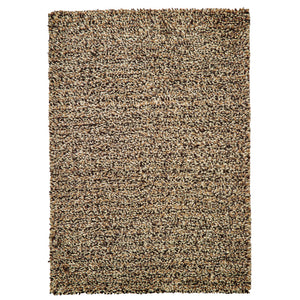 Rocks Shaggy Wool Rug Natural