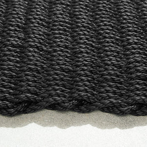 Outdoor Rope Mat Black 3