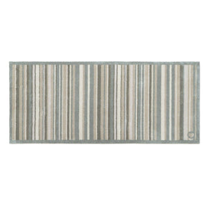 Sage Green Stripe Washable Runner 6