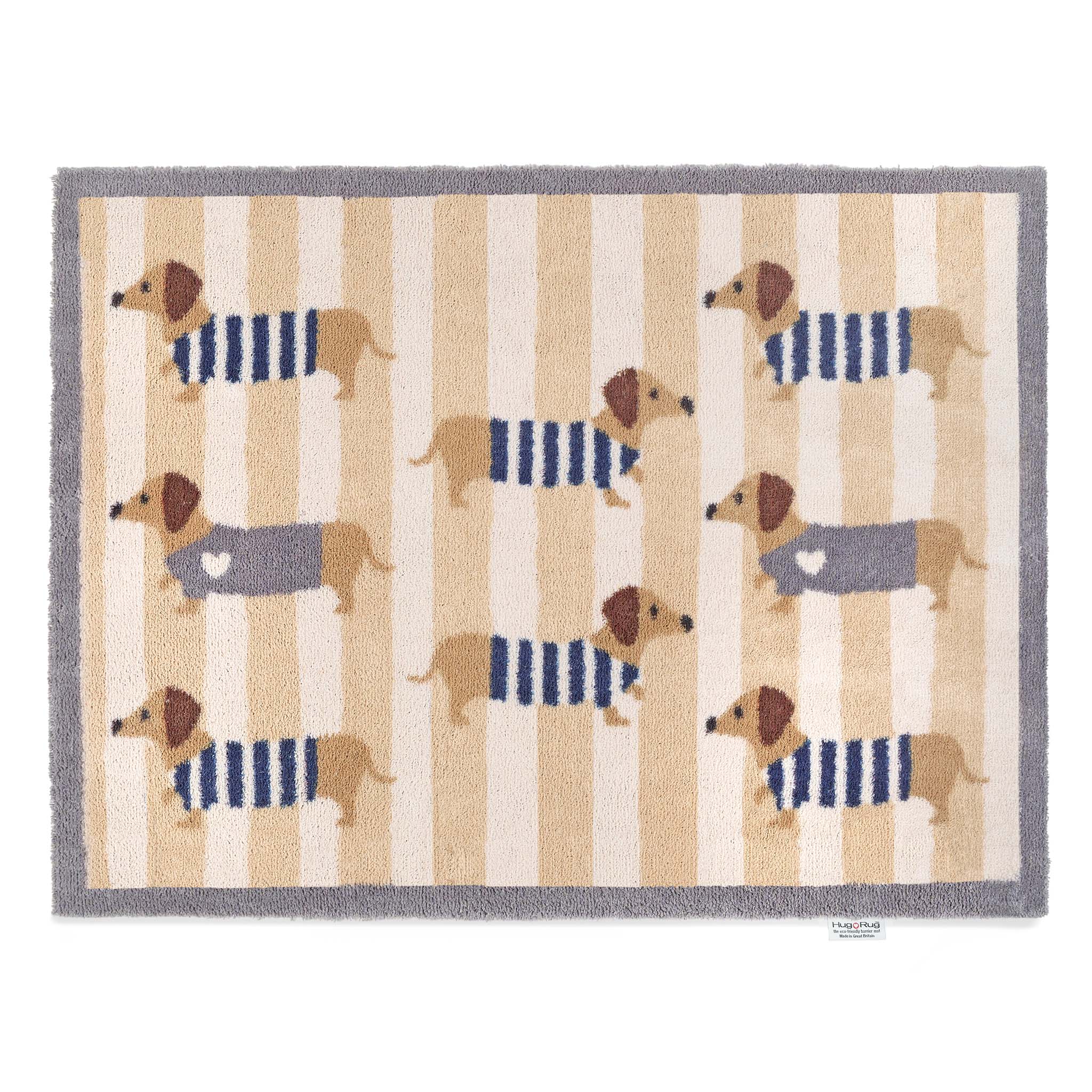 Sausage Dog Chic Washable Doormat