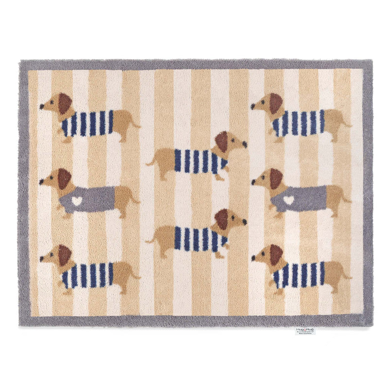 Sausage Dog Chic Washable Doormat