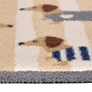 Sausage Dog Chic Washable Runner