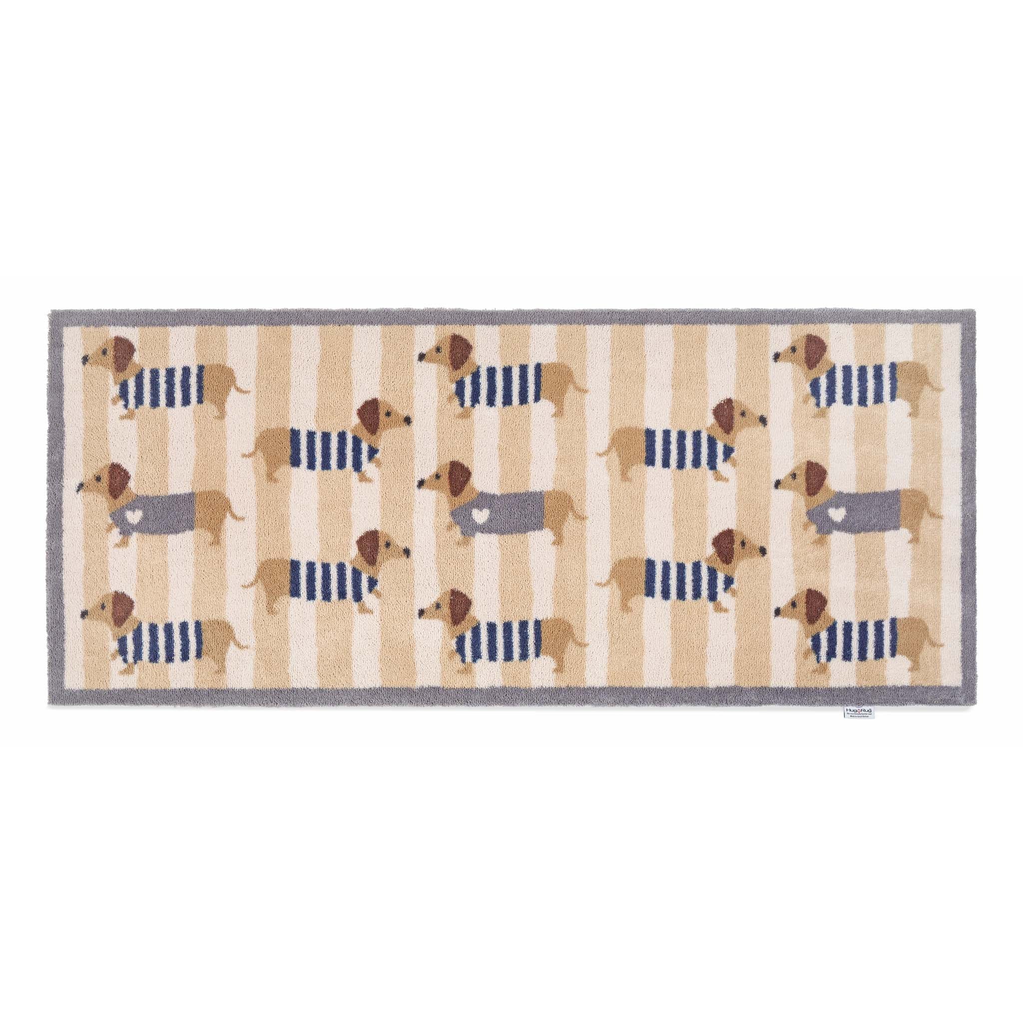 Sausage Dog Chic Washable Runner