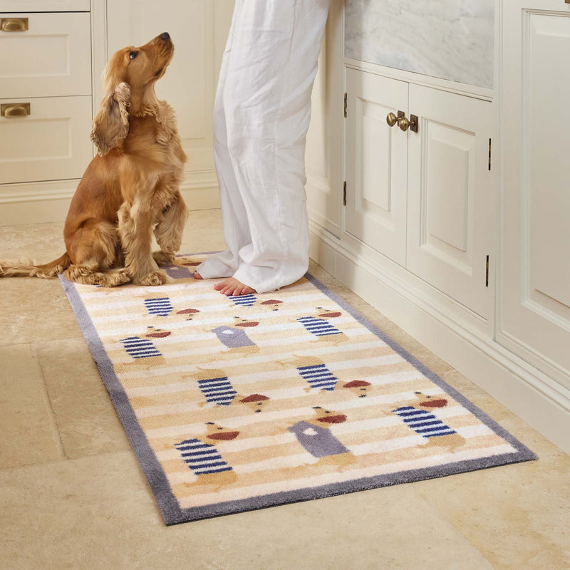 Sausage Dog Chic Washable Runner