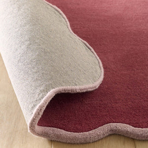 Scalloped Elsie Rug Coral/Lilac