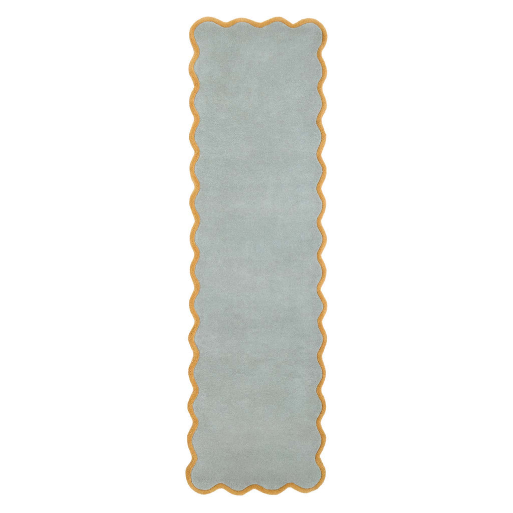Scalloped Elsie Duck Egg/Ochre Runner