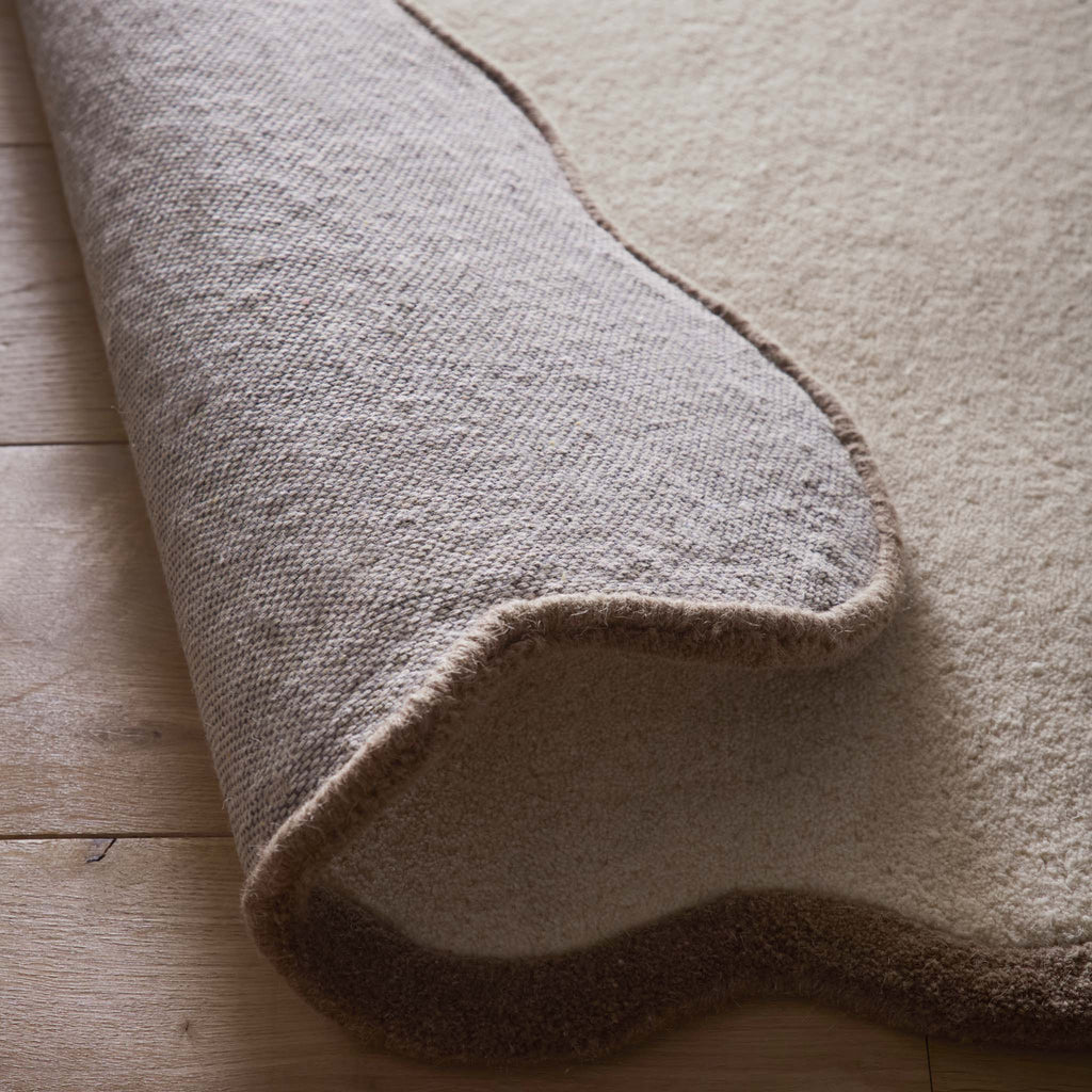 Scalloped Elsie Rug Natural/Brown