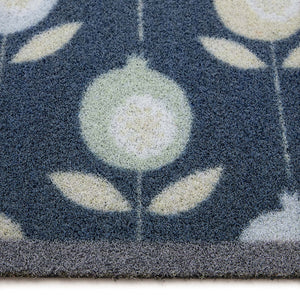 Pepino Blue Outdoor Doormat