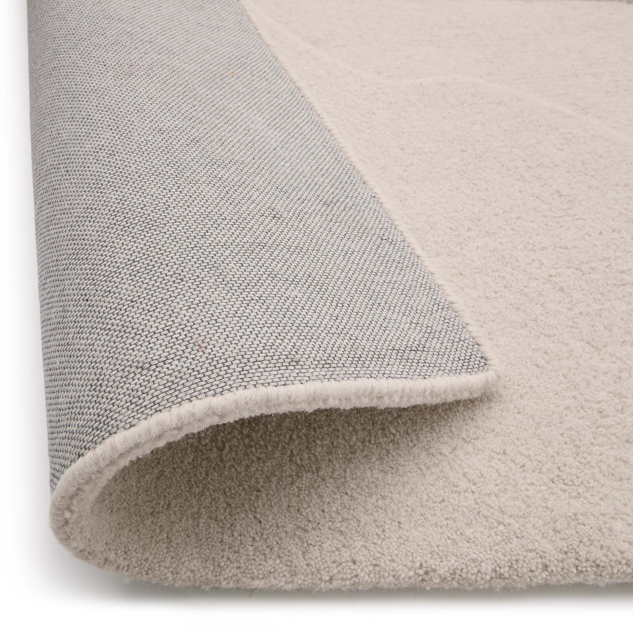 Sculptured Wool Rug Formation Cream. 100% wool rug with a carved geometric design.