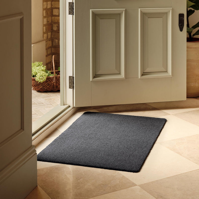 Sense Charcoal Washable Doormat