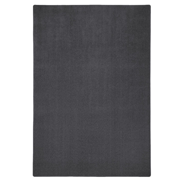 Sense Charcoal Rug- a solid charcoal rug made from 100% recycled plastics.