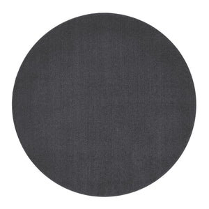 Sense Charcoal Rug- a solid charcoal rug made from 100% recycled plastics.