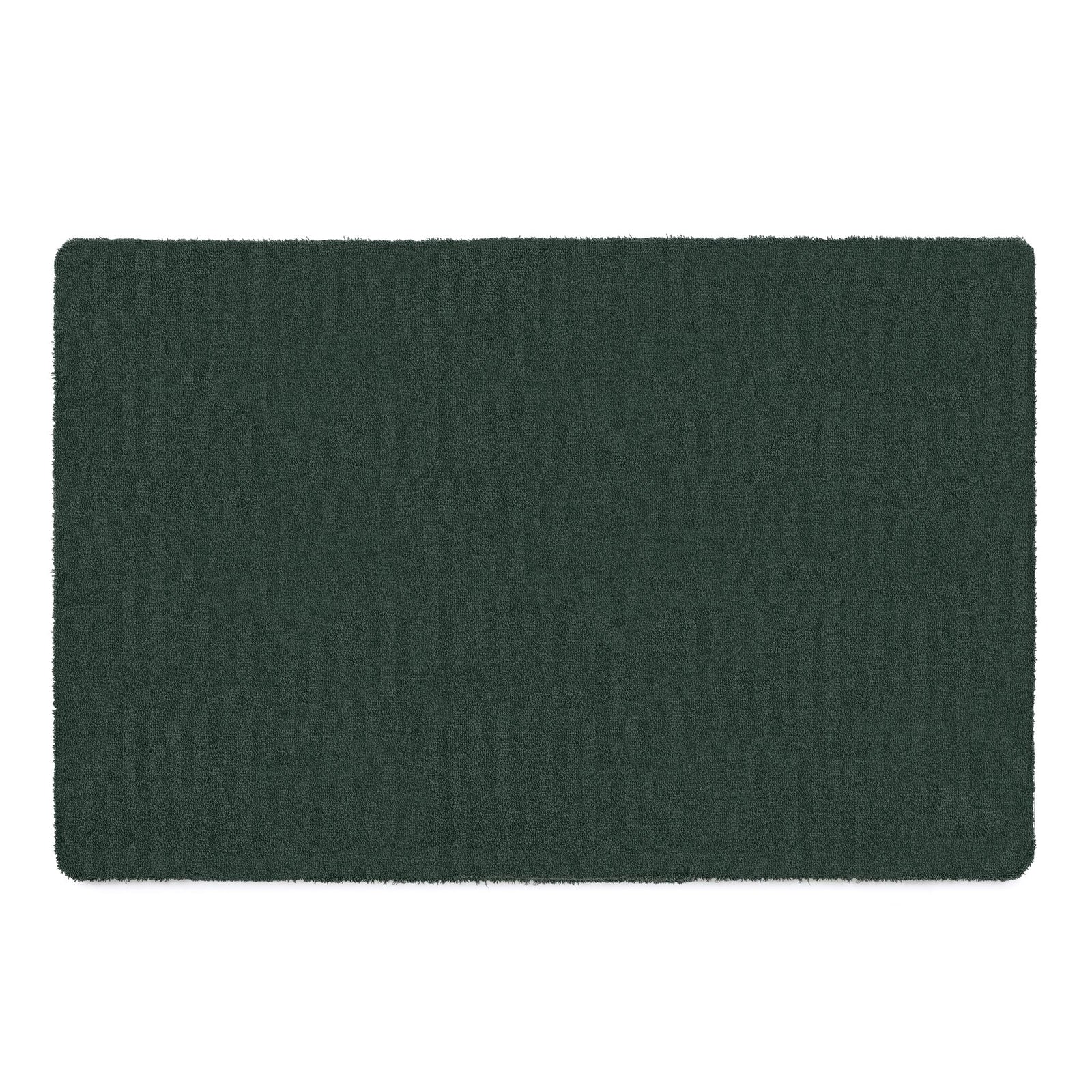 Sense Forest Green Bath Mat- a bath mat made from recycled materials in a solid dark green.