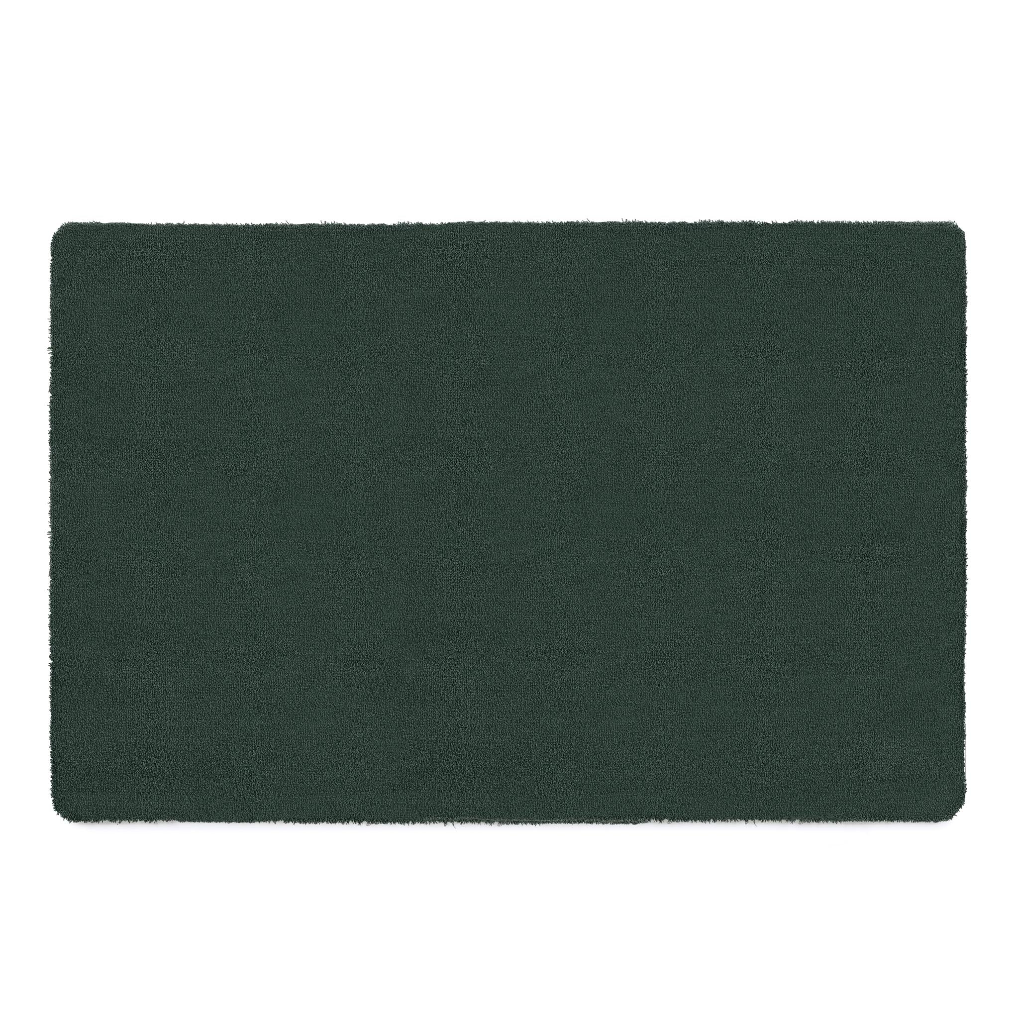 Sense Forest Green Bath Mat- a bath mat made from recycled materials in a solid dark green.
