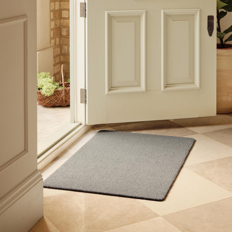 Sense Ghost Grey Doormat - a 100% recycled material doormat in grey. 