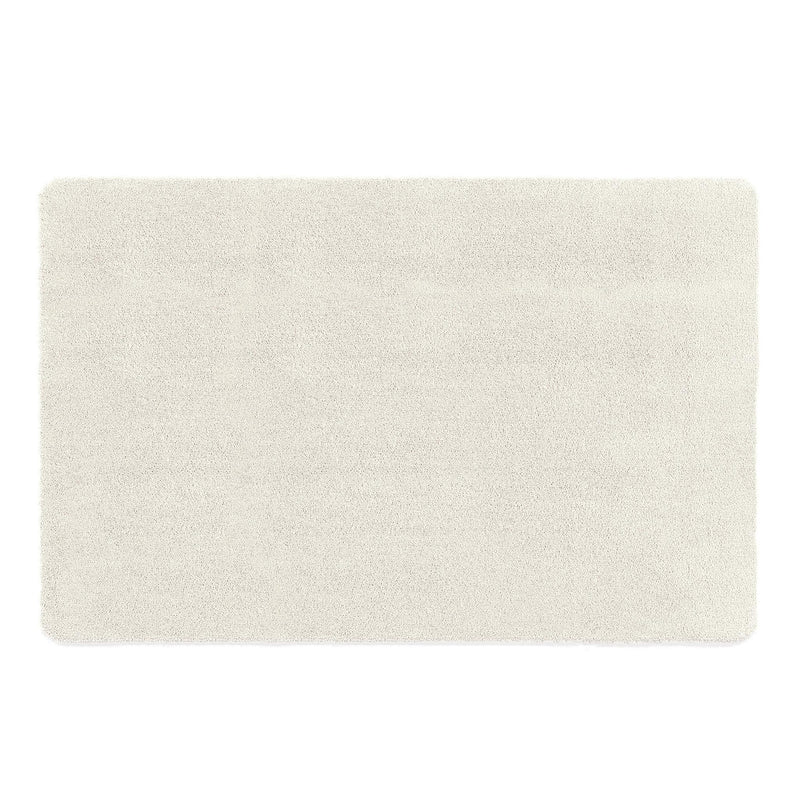 Sense Pumice Stone Bath Mat- a bath mat made from recycled materials in a solid cream.